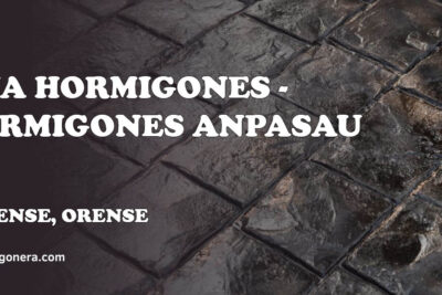 ANA HORMIGONES - HORMIGONES ANPASAU - hormigón impreso en Ourense