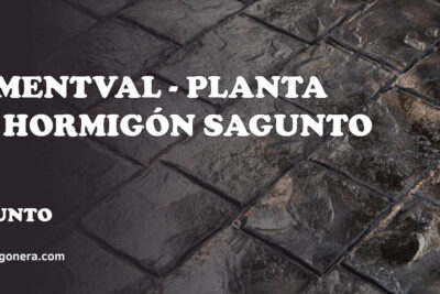 Cementval - Planta de Hormigón Sagunto - hormigón impreso en Sagunto