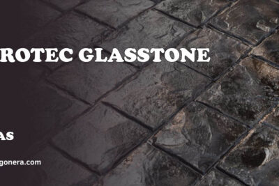 Durotec Glasstone - hormigón impreso en Antas