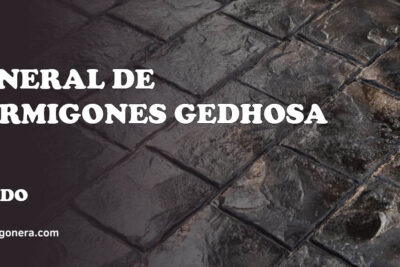 General De Hormigones GEDHOSA - hormigón impreso en Oviedo