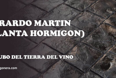 GERARDO MARTIN (PLANTA HORMIGON) - hormigón impreso en El Cubo del Tierra del Vino