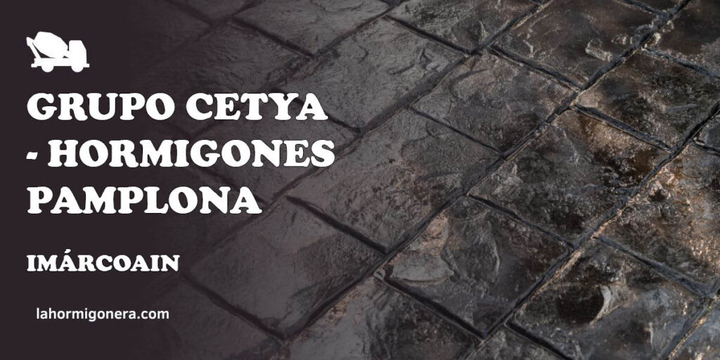 Grupo Cetya - Hormigones Pamplona - hormigón impreso en Imárcoain