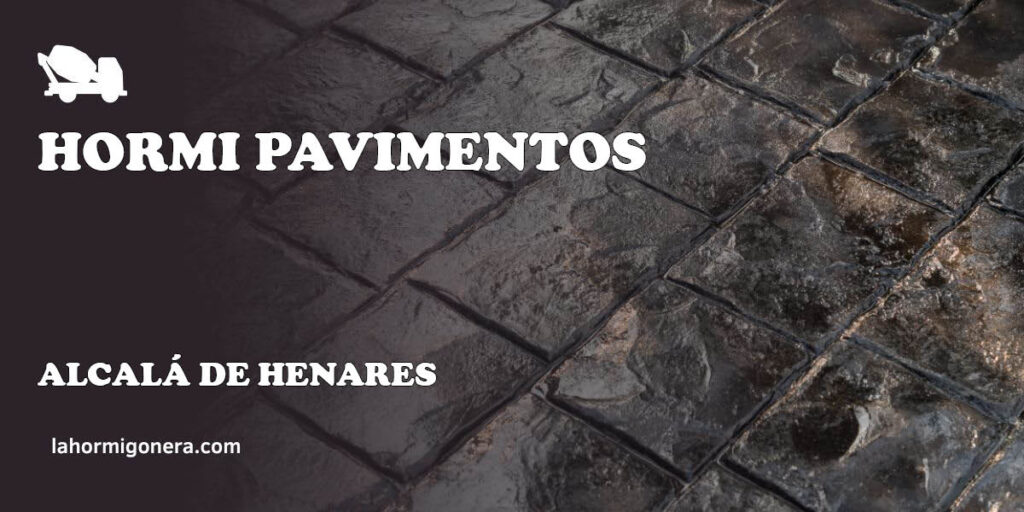 Hormi Pavimentos - hormigón impreso en Alcalá de Henares