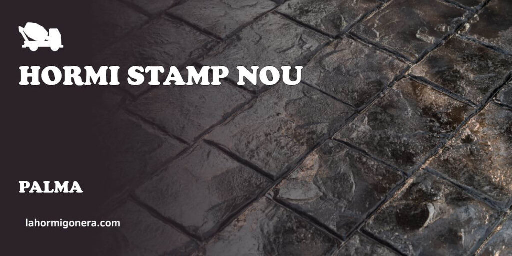 Hormi Stamp Nou - hormigón impreso en Palma