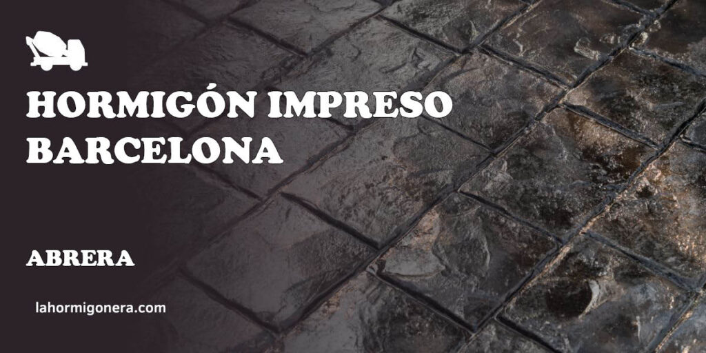 Hormigón Impreso Barcelona - hormigón impreso en Abrera