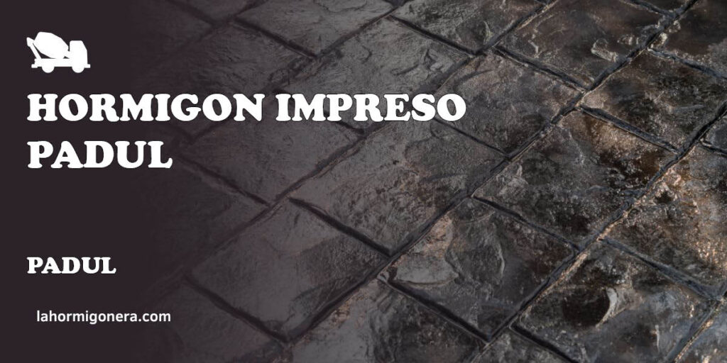 hormigon impreso Padul - hormigón impreso en Padul