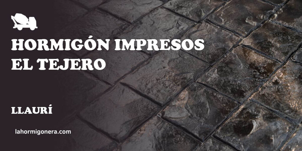 Hormigón Impresos El Tejero - hormigón impreso en Llaurí