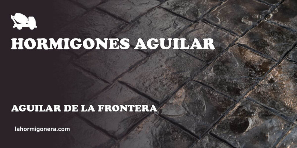 Hormigones Aguilar - hormigón impreso en Aguilar de la Frontera