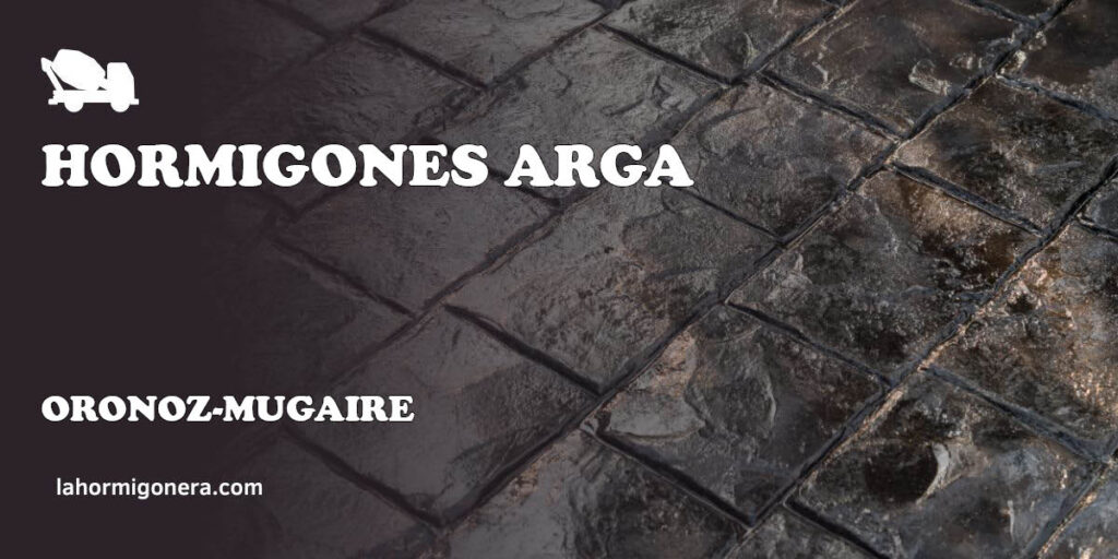 Hormigones Arga - hormigón impreso en Oronoz-Mugaire