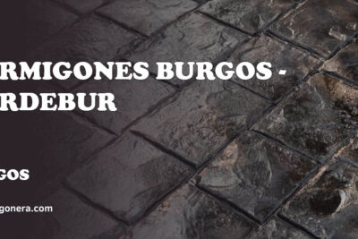 Hormigones Burgos - Hordebur - hormigón impreso en Burgos