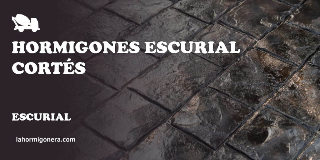 Hormigones Escurial Cortés - hormigón impreso en Escurial