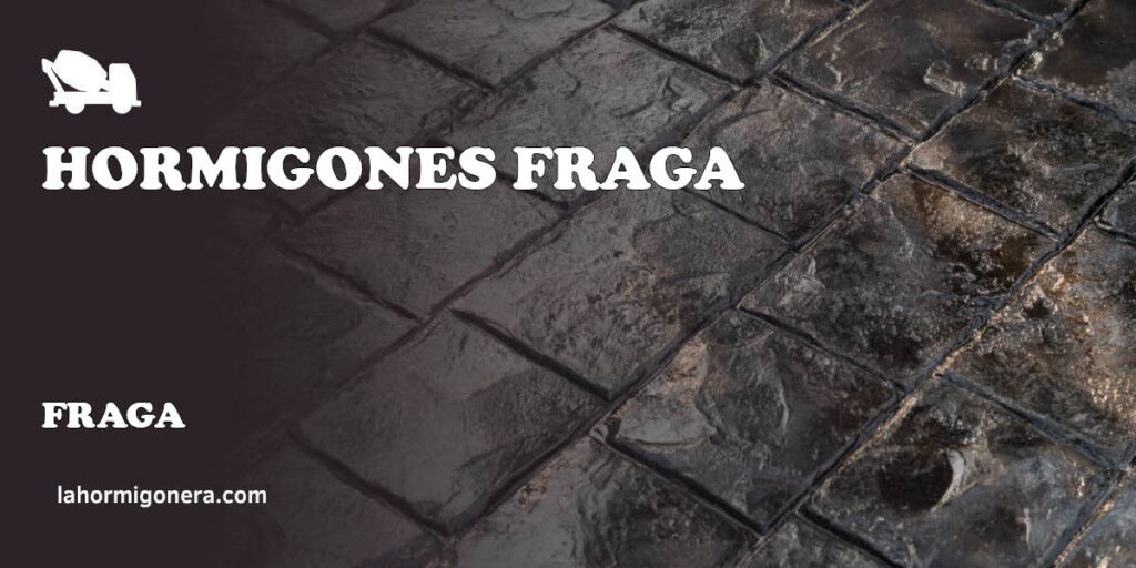 Hormigones Fraga - hormigón impreso en Fraga