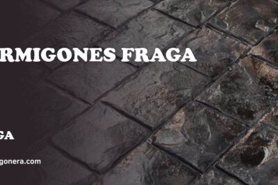 Hormigones Fraga - hormigón impreso en Fraga