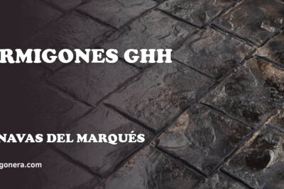 Hormigones GHH - hormigón impreso en Las Navas del Marqués