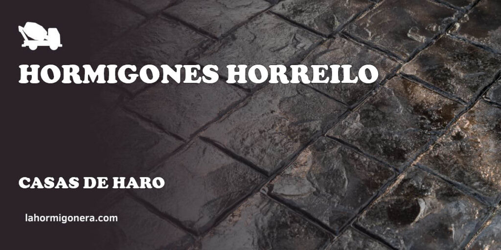 Hormigones Horreilo - hormigón impreso en Casas de Haro