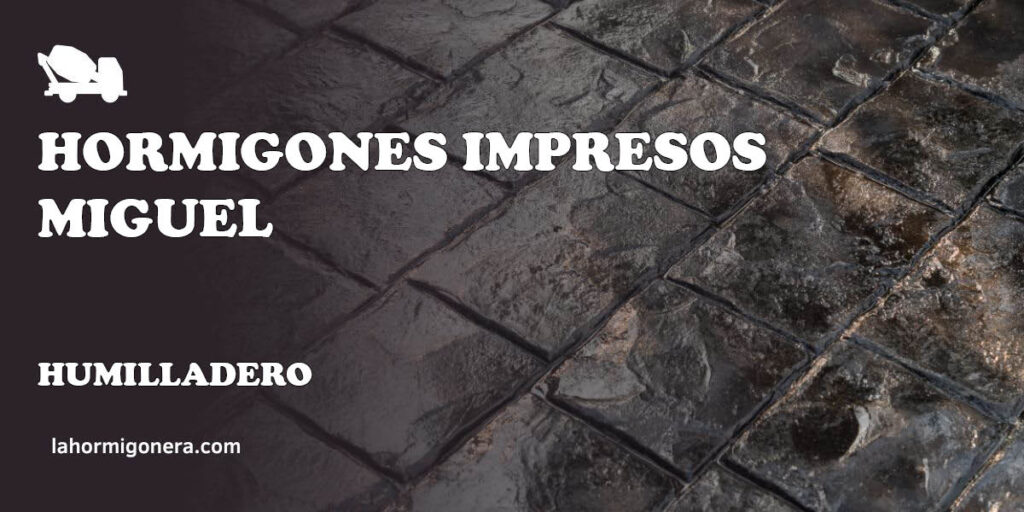 Hormigones Impresos Miguel - hormigón impreso en Humilladero