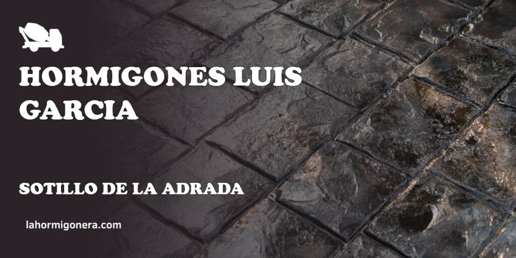 Hormigones Luis Garcia - hormigón impreso en Sotillo de la Adrada