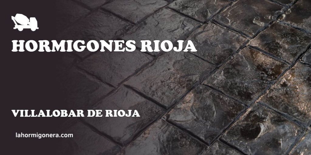 Hormigones Rioja - hormigón impreso en Villalobar de Rioja