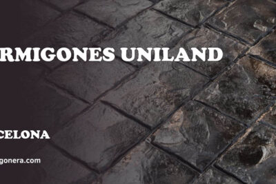 Hormigones Uniland - hormigón impreso en Barcelona