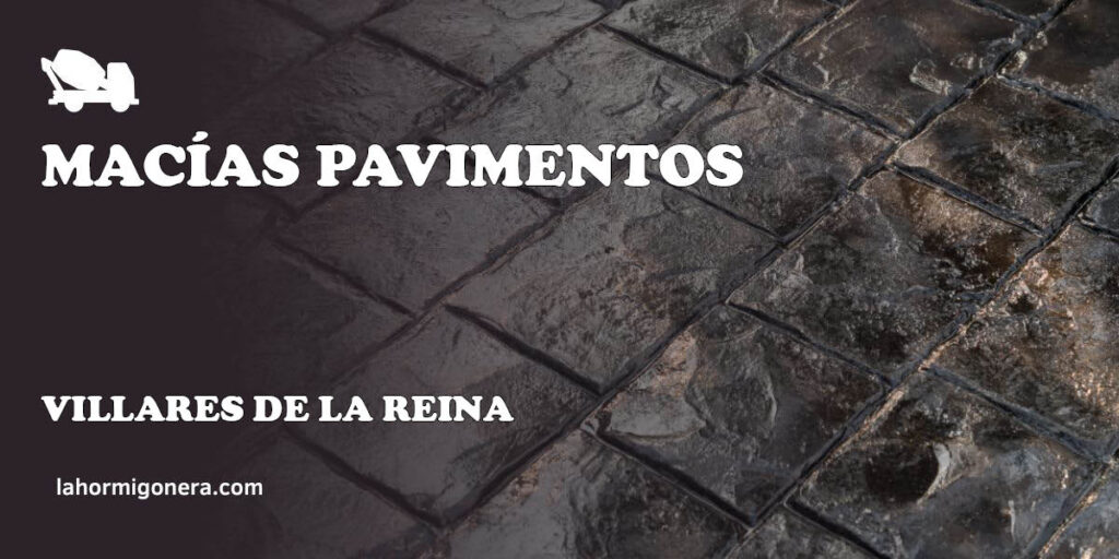 Macías Pavimentos - hormigón impreso en Villares de la Reina