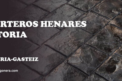 Morteros Henares Vitoria - hormigón impreso en Vitoria-Gasteiz