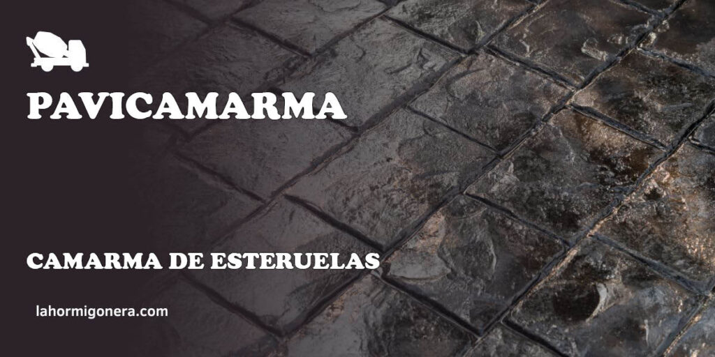 PaviCamarma - hormigón impreso en Camarma de Esteruelas