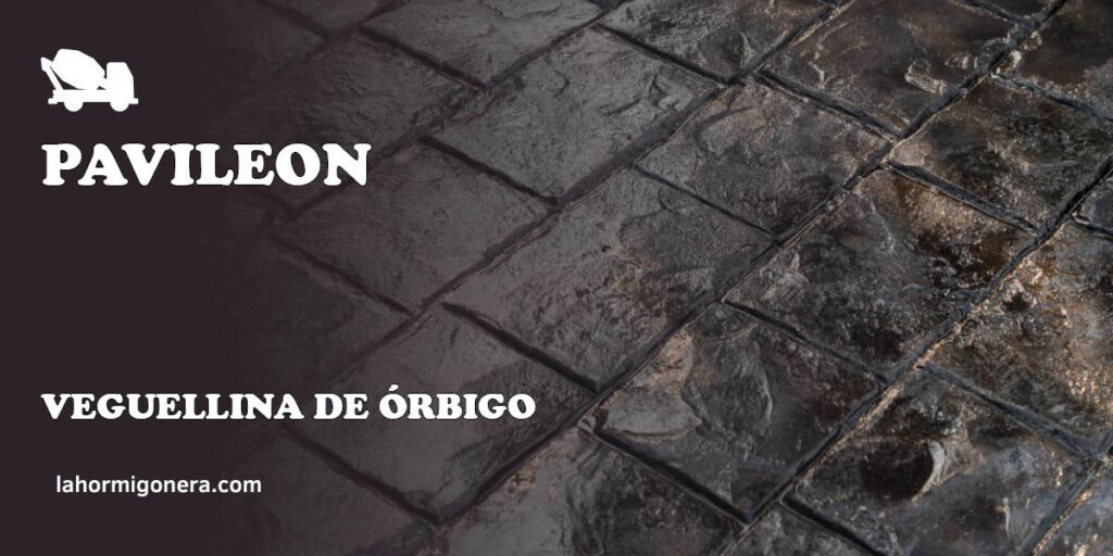 Pavileon - hormigón impreso en Veguellina de Órbigo