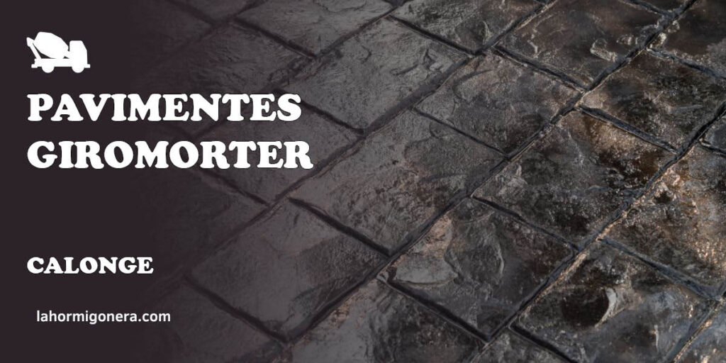 Pavimentes Giromorter - hormigón impreso en Calonge