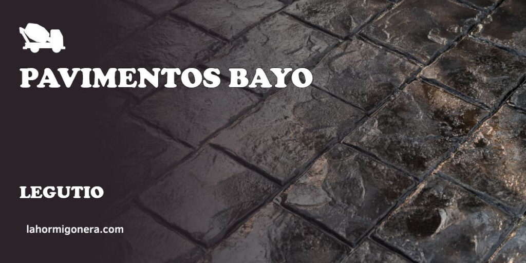 Pavimentos Bayo - hormigón impreso en Legutio