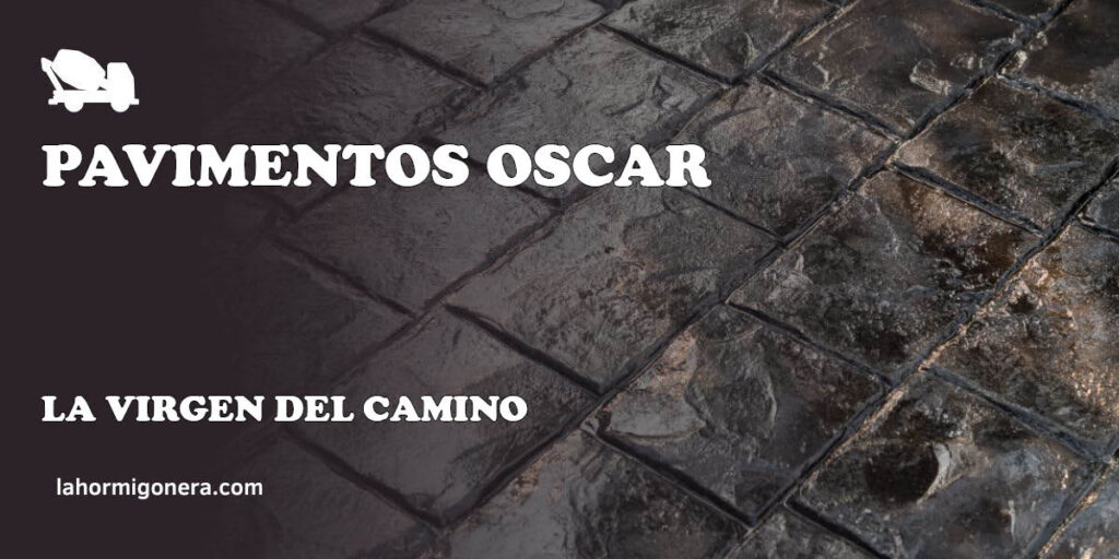 Pavimentos Oscar - hormigón impreso en La Virgen del Camino