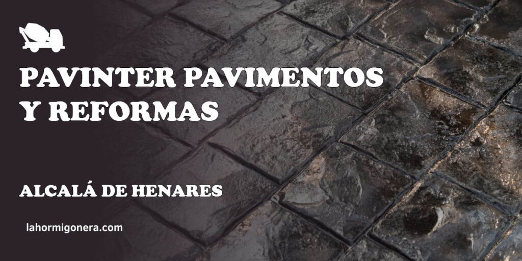 Pavinter Pavimentos y Reformas - hormigón impreso en Alcalá de Henares