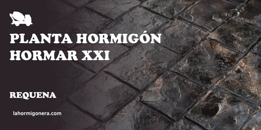 Planta hormigón HORMAR XXI - hormigón impreso en Requena