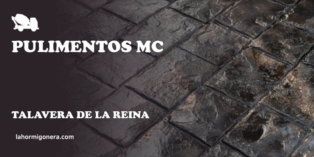 Pulimentos MC - hormigón impreso en Talavera de la Reina