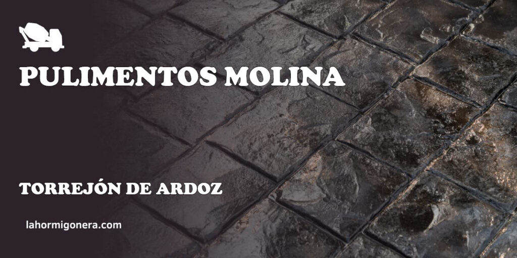 Pulimentos Molina - hormigón impreso en Torrejón de Ardoz