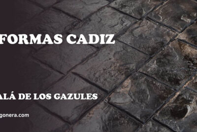 Reformas Cadiz - hormigón impreso en Alcalá de los Gazules