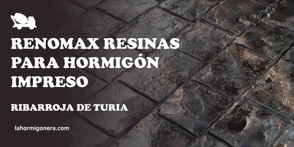 RenoMax resinas para hormigón impreso - hormigón impreso en Ribarroja de Turia