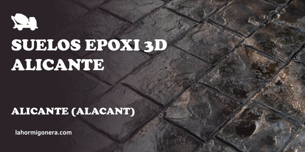 Suelos Epoxi 3D Alicante - hormigón impreso en Alicante (Alacant)