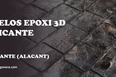 Suelos Epoxi 3D Alicante - hormigón impreso en Alicante (Alacant)