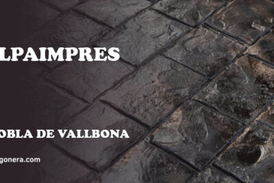 Valpaimpres - hormigón impreso en La Pobla de Vallbona