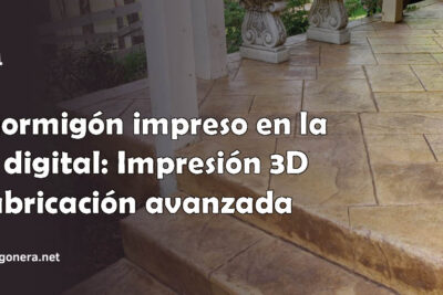 El hormigón impreso en la era digital: Impresión 3D y fabricación avanzada