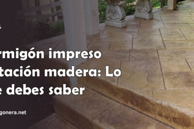 Hormigón impreso imitación madera: Lo que debes saber