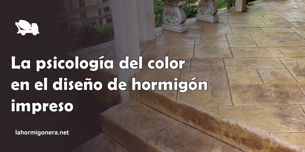 La psicología del color en el diseño de hormigón impreso