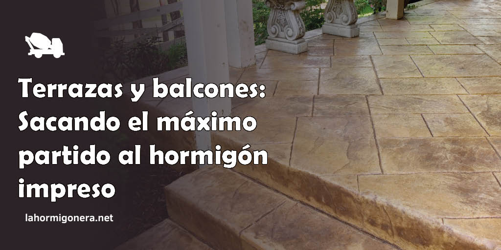 Terrazas y balcones: Sacando el máximo partido al hormigón impreso